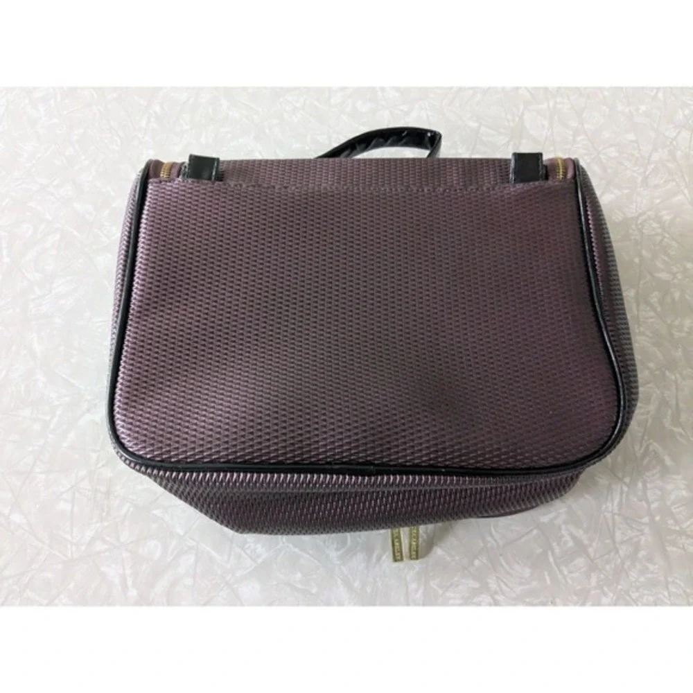 Laura Ashley Purple Travel Bathroom Tote Cosmetic Hygiene‎ Case Bag Hanging